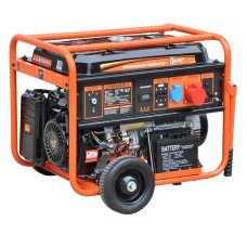 Генератор SKIPER LT9000ЕВ-3 (6,5КВТ, 1Х220В/16А, 1Х380В/16А, КОЛЕСА, ЭЛ./СТАРТ)